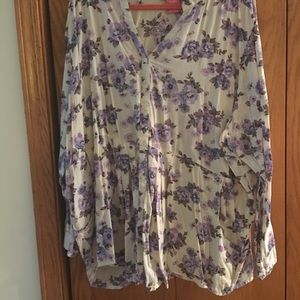 EUC Woman Within 3x blouse